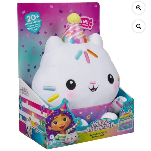 Gabby's Dollhouse Sprinkle Party Cakey Cat - Picture 1 of 6